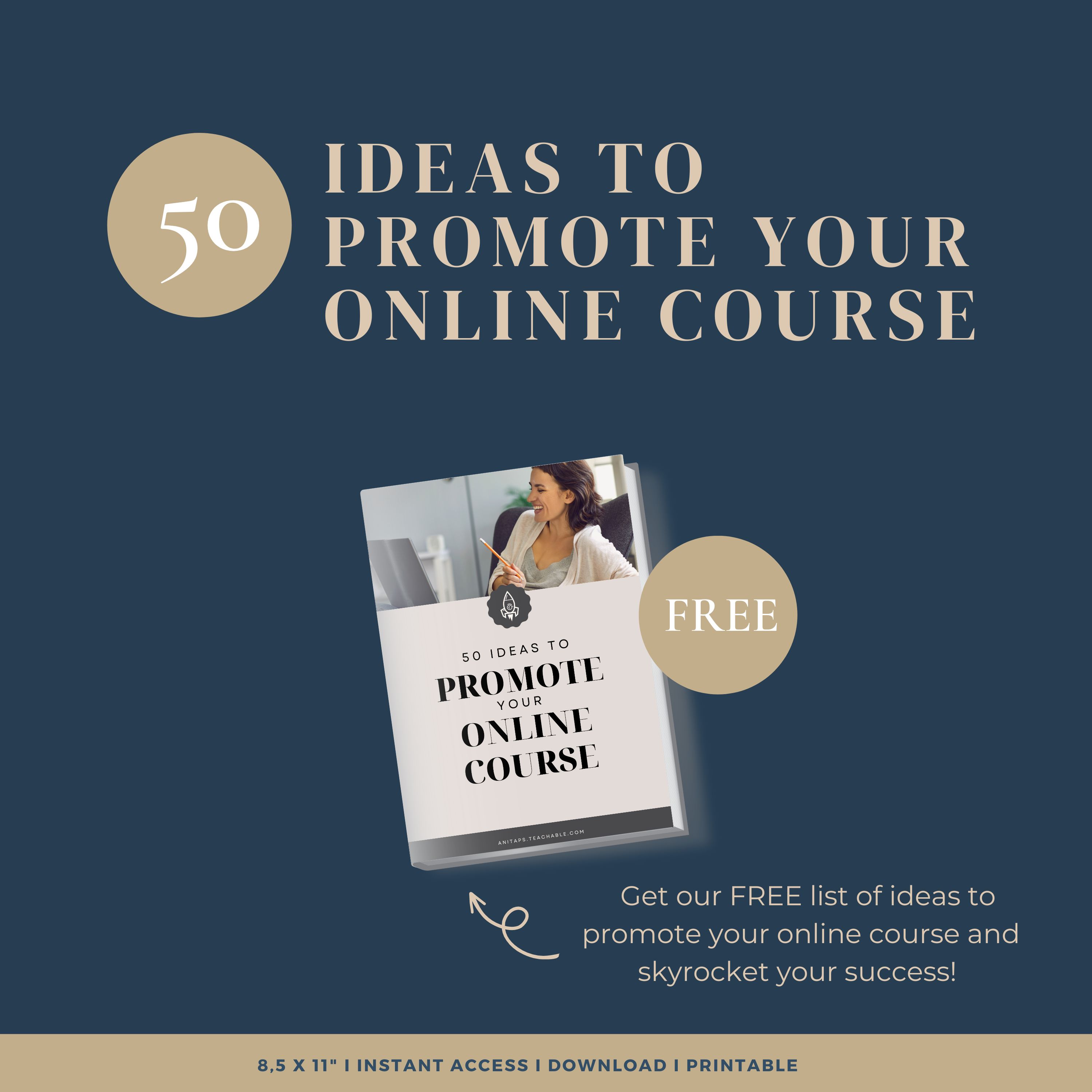 50 ideas to promote your online course